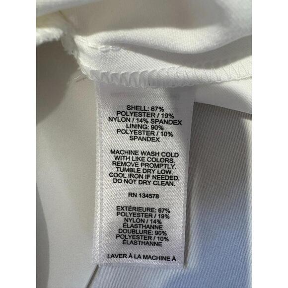 Vineyard Vines Performance Scallop Skort Sz 0 Athletic Skirt White Golf Tennis - Picture 7 of 9